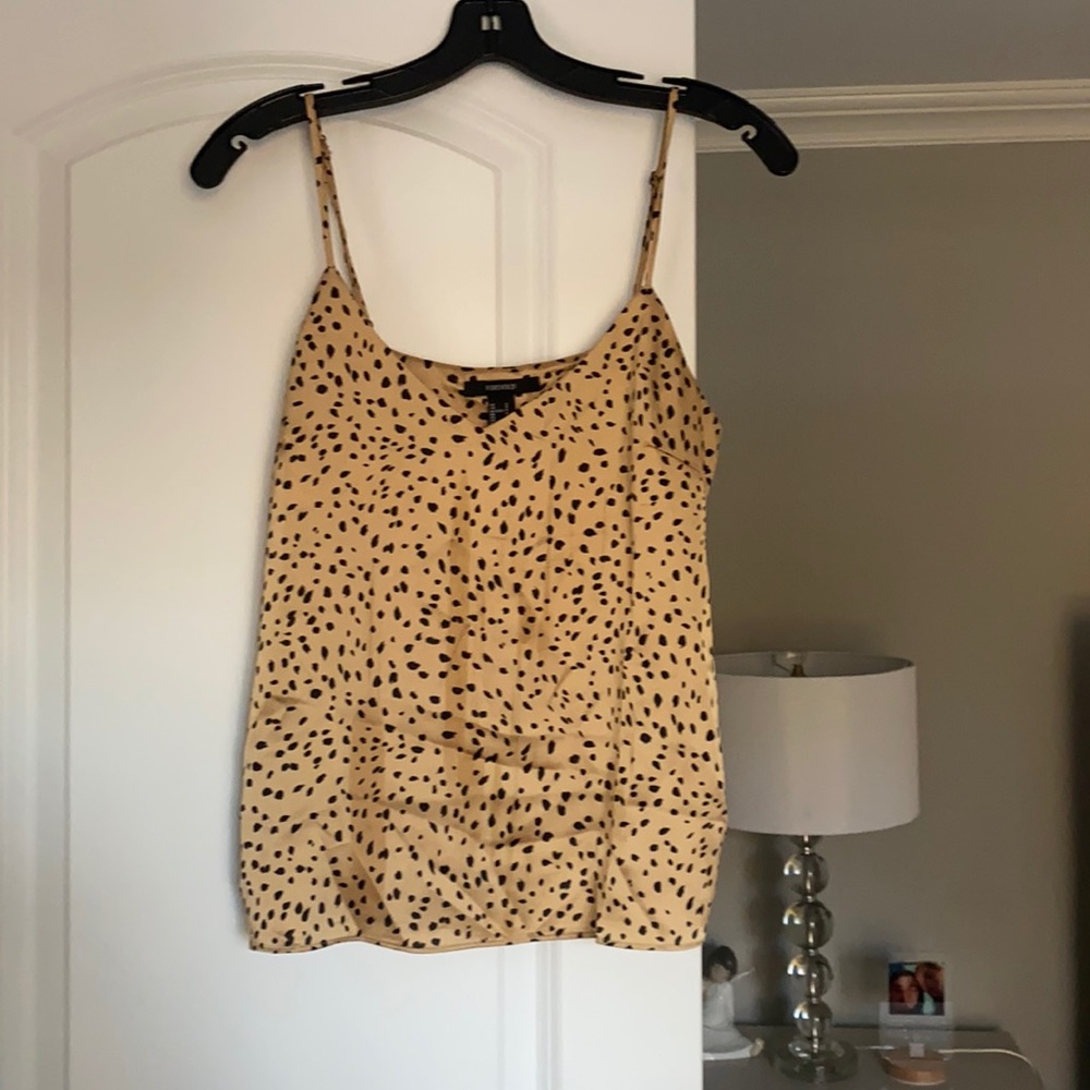 Cheetah print Forever 21 blouse